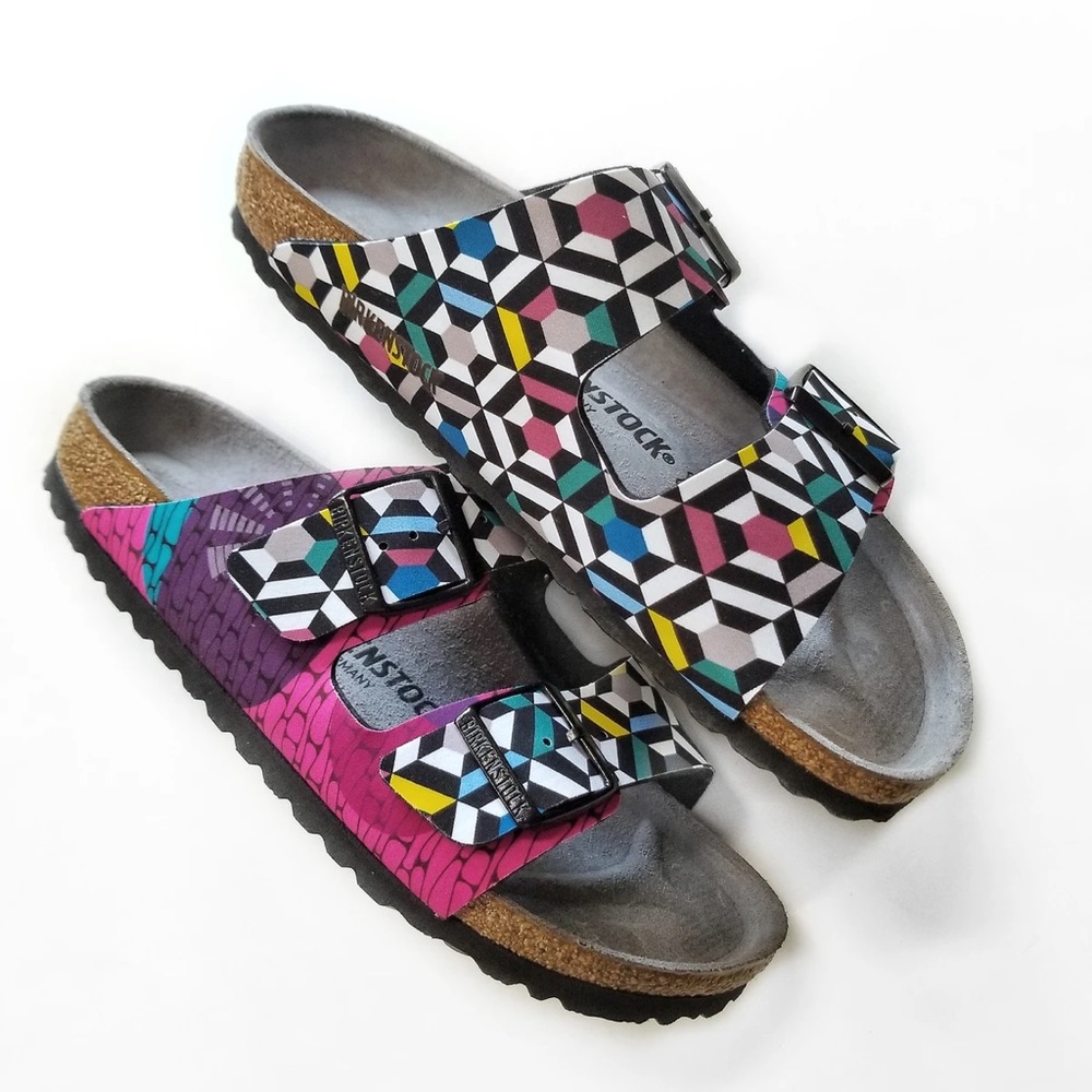 Birkenstock Arizona sonar geometric sandals